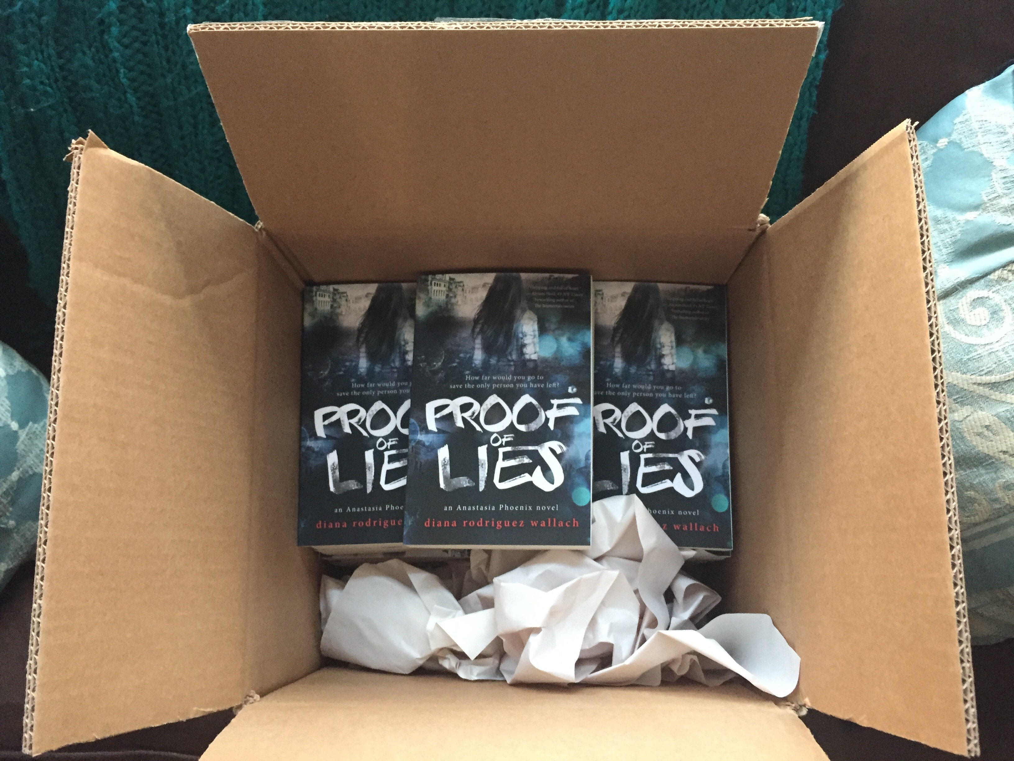 The day PROOF OF LIES first arrived at my house